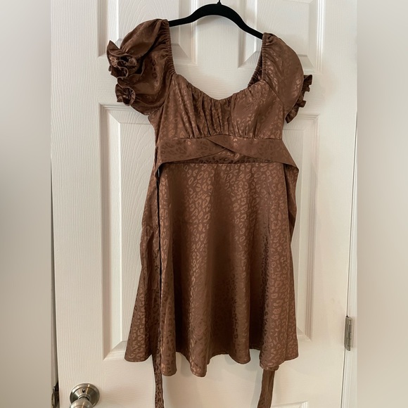 Babydoll chocolate dress - Picture 1 of 2